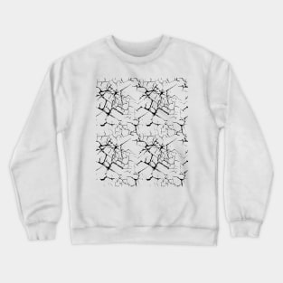 Cracked Texture Crewneck Sweatshirt